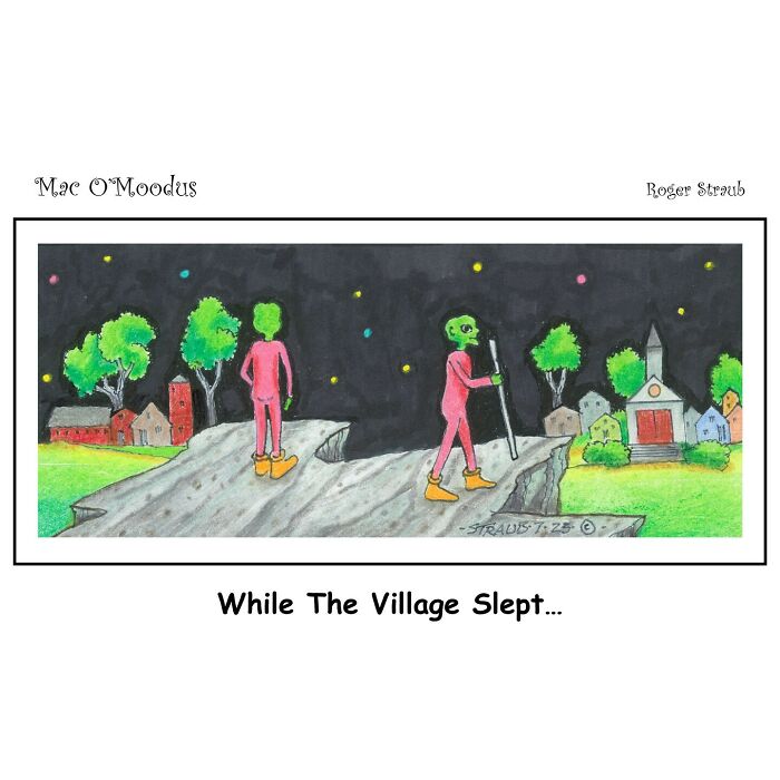 Roger Straub’s Mac O’Moodus Is Back With 50 Clever Comics Full Of Whimsy And Wordplay