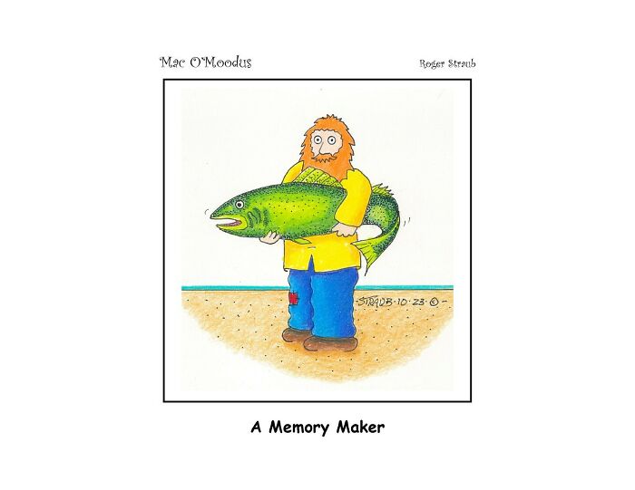 Roger Straub’s Mac O’Moodus Is Back With 50 Clever Comics Full Of Whimsy And Wordplay