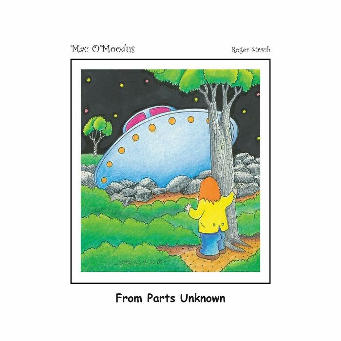 Roger Straub’s Mac O’Moodus Is Back With 50 Clever Comics Full Of Whimsy And Wordplay