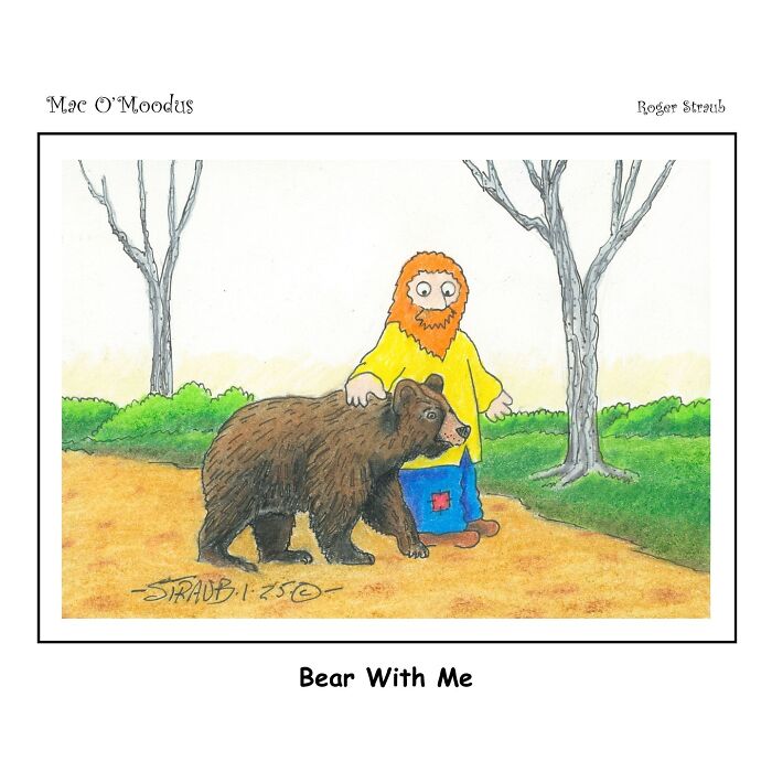 Roger Straub’s Mac O’Moodus Is Back With 50 Clever Comics Full Of Whimsy And Wordplay
