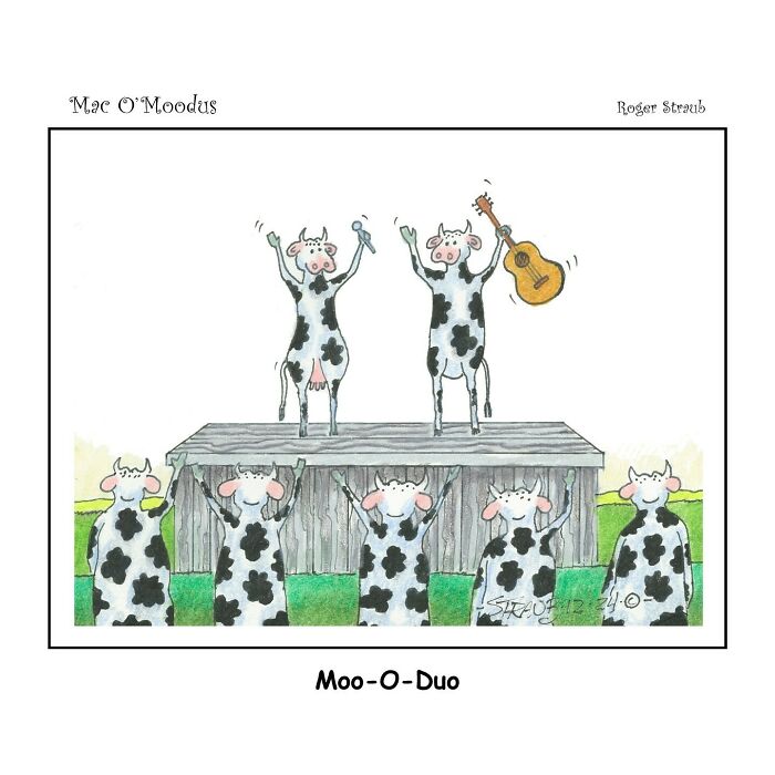Roger Straub’s Mac O’Moodus Is Back With 50 Clever Comics Full Of Whimsy And Wordplay