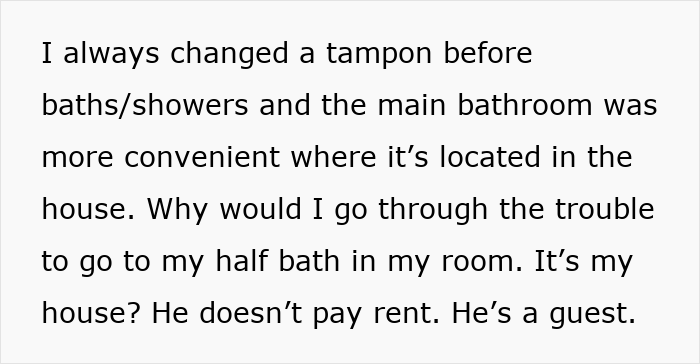 Guy&#8217;s Friend Says His GF Is Disgusting For Her Period Habits, Demands She Leaves Her Own Home