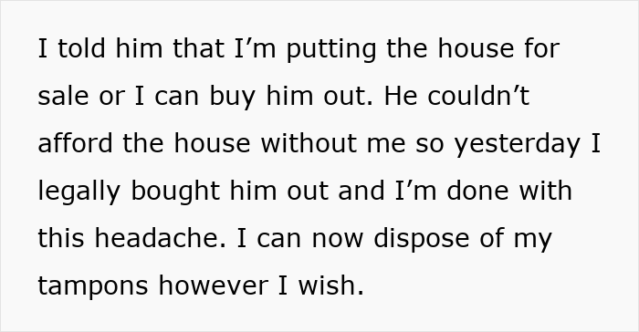 Guy&#8217;s Friend Says His GF Is Disgusting For Her Period Habits, Demands She Leaves Her Own Home