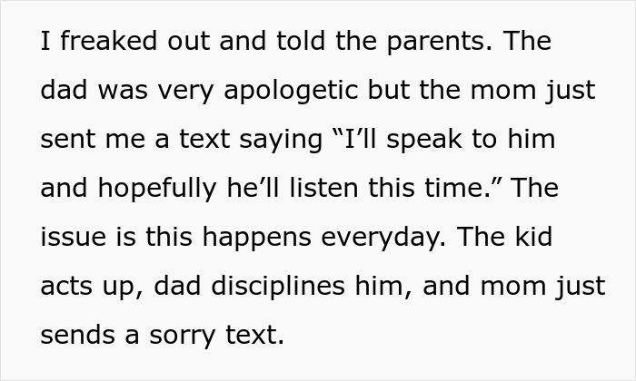 Mom Thinks A Sorry Text Will Be Enough To Compensate For Babysitter&#8217;s Ruined Laptop