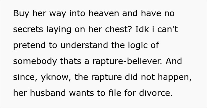 19YO Refuses To Return The $40K Her Devout Christian Aunt Gave Her As She Thought Rapture Was Coming