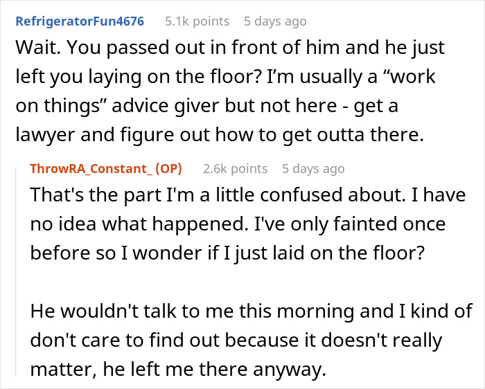 Woman Realizes Her Husband Has Never Cared For Her After He Leaves Her Passed Out On The Floor