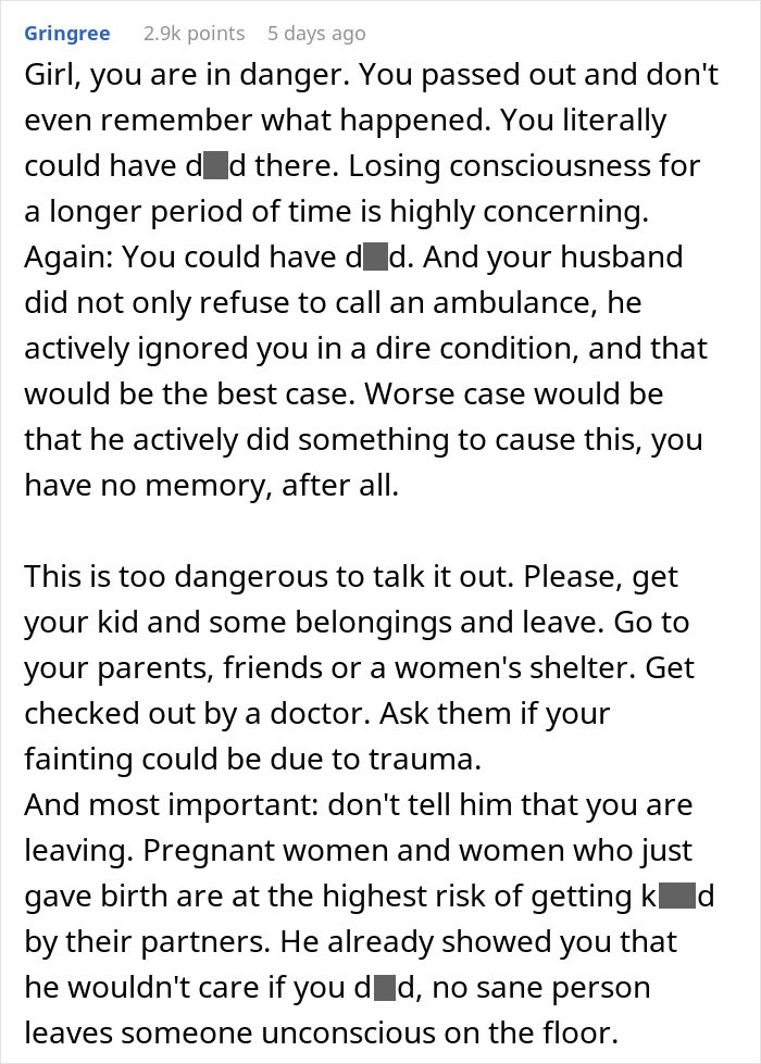 Woman Realizes Her Husband Has Never Cared For Her After He Leaves Her Passed Out On The Floor