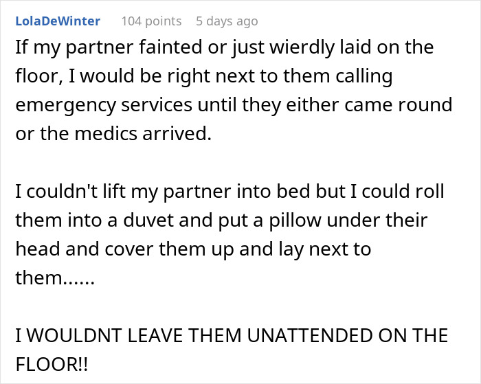 Woman Realizes Her Husband Has Never Cared For Her After He Leaves Her Passed Out On The Floor
