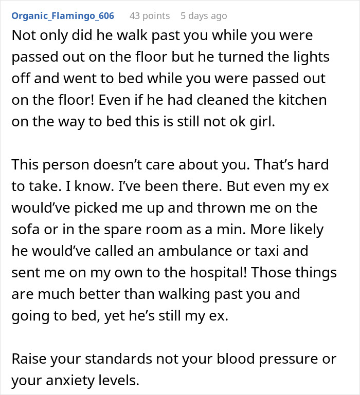 Woman Realizes Her Husband Has Never Cared For Her After He Leaves Her Passed Out On The Floor