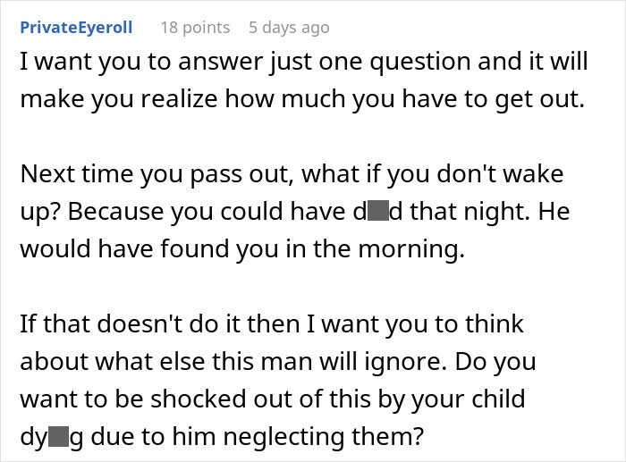 Woman Realizes Her Husband Has Never Cared For Her After He Leaves Her Passed Out On The Floor