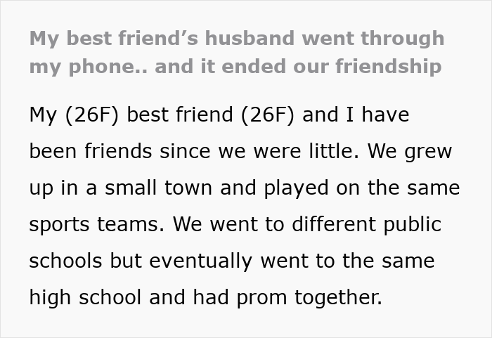 “My Best Friend’s Husband Went Through My Phone, And It Ended Our Friendship”