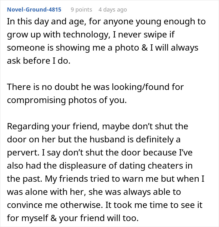 “My Best Friend’s Husband Went Through My Phone, And It Ended Our Friendship”