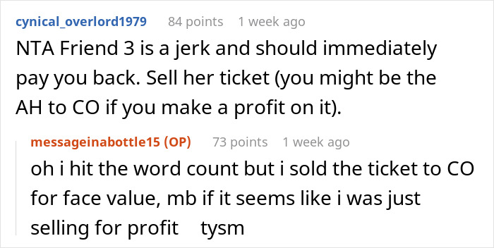 Woman Has $14 Lunches Every Day But Can&#8217;t Pay Back A Friend For A $74 Concert Ticket, Regrets It