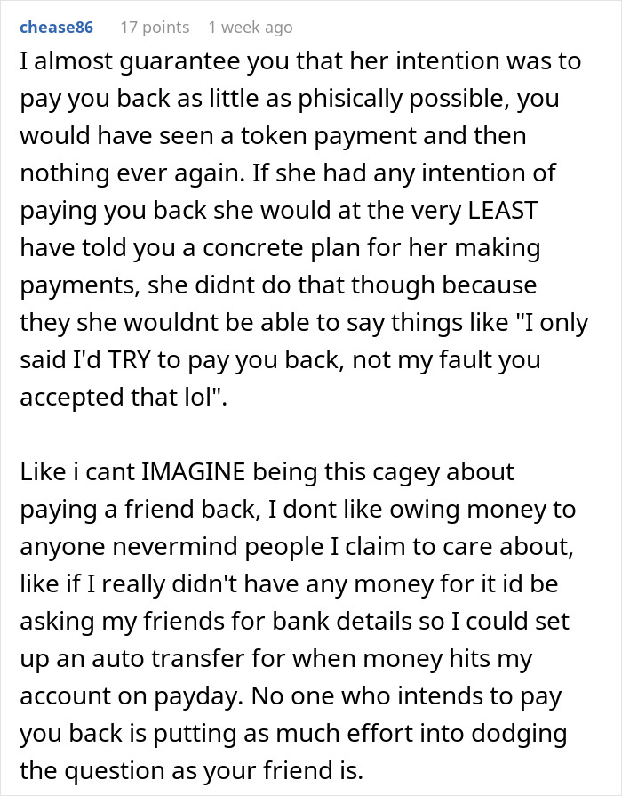 Woman Has $14 Lunches Every Day But Can&#8217;t Pay Back A Friend For A $74 Concert Ticket, Regrets It