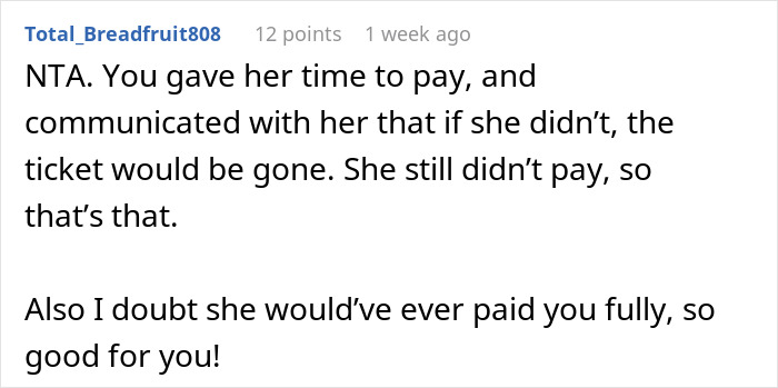 Woman Has $14 Lunches Every Day But Can&#8217;t Pay Back A Friend For A $74 Concert Ticket, Regrets It