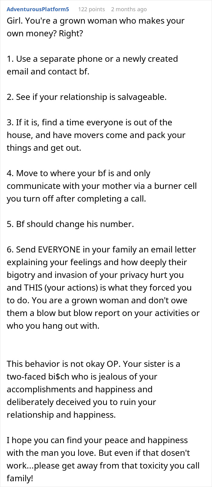 Woman’s Four Year Relationship Ended When Her Family Stages An “Intervention”