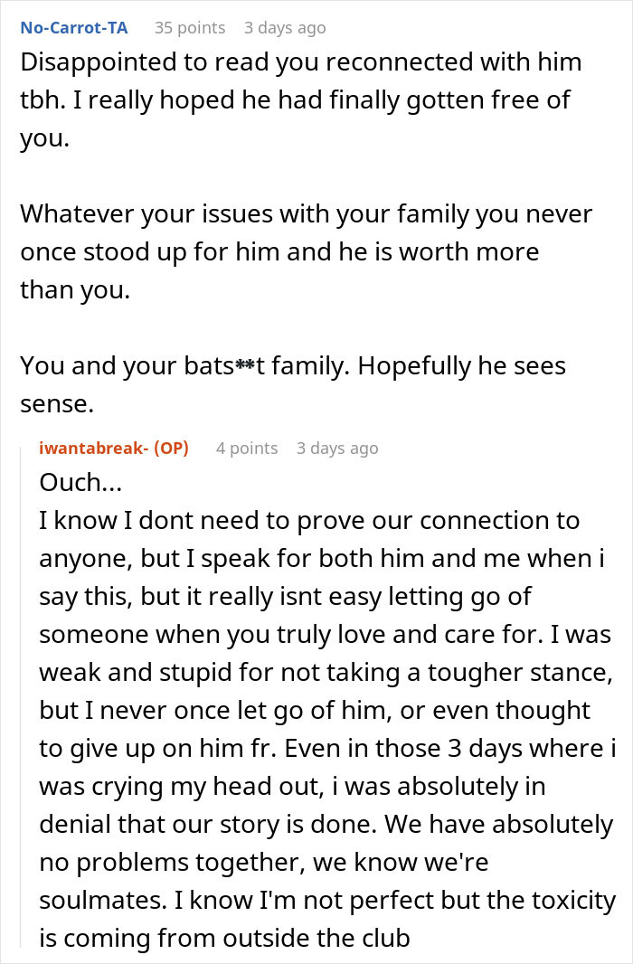 Woman’s Four Year Relationship Ended When Her Family Stages An “Intervention”
