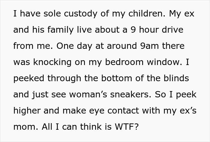 Woman Shows Up At Ex-DIL’s Doorstep Unannounced Again, Calls The Cops When She Doesn’t Let Her In