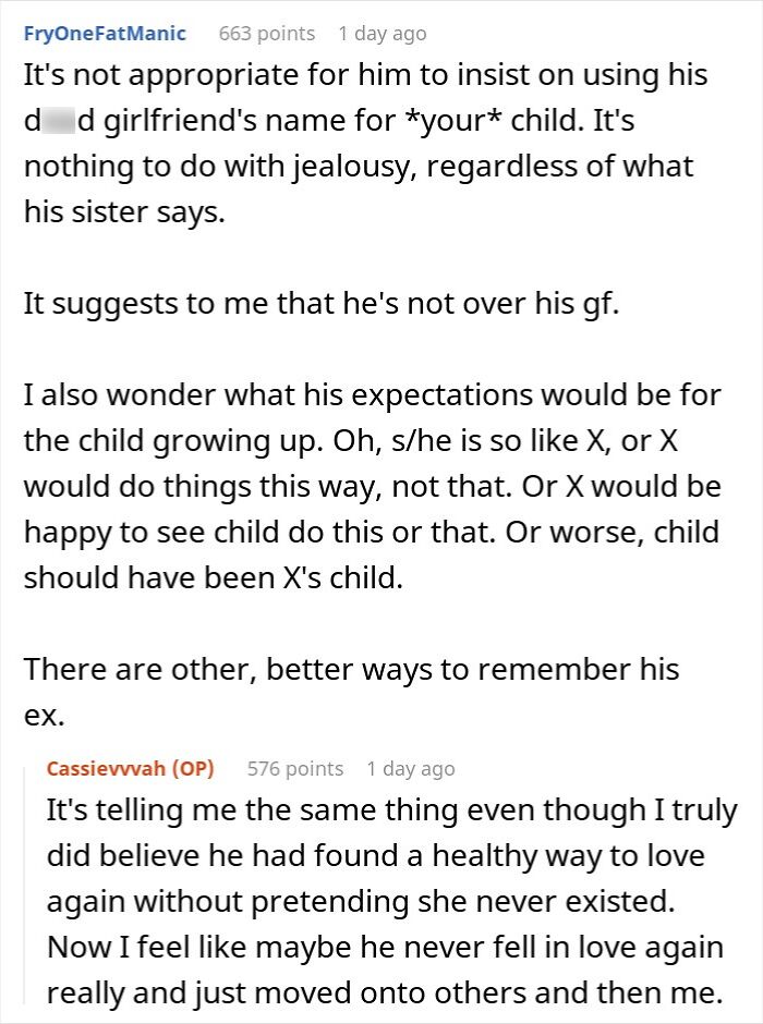 Man Loses His First GF At 21, Wants To Name His Baby After Her Years Later And Upsets Wife