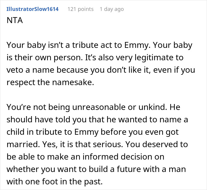 Man Loses His First GF At 21, Wants To Name His Baby After Her Years Later And Upsets Wife