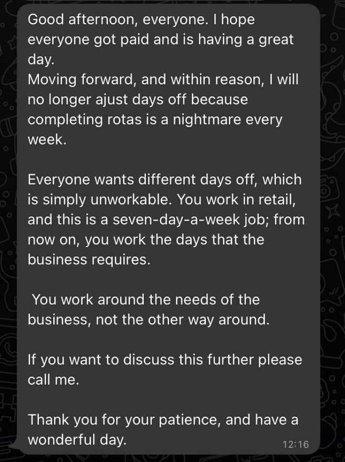 People Are Sharing Pics And Screenshots Of Why They Hate Their Boss