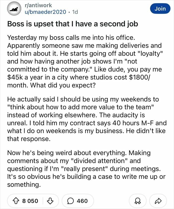 People Are Sharing Pics And Screenshots Of Why They Hate Their Boss