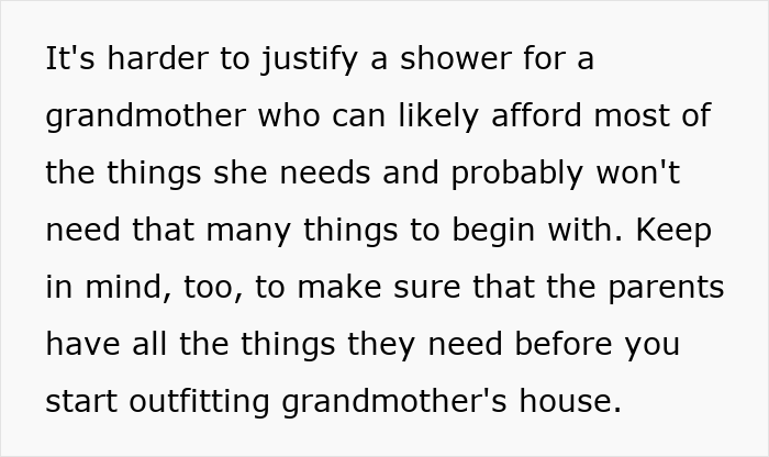 People Have Strong Opinions On Grandmas Having A Baby Shower To Celebrate Their New Status