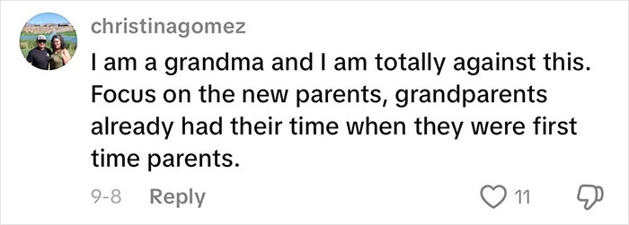 People Have Strong Opinions On Grandmas Having A Baby Shower To Celebrate Their New Status