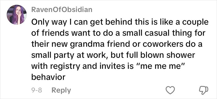 People Have Strong Opinions On Grandmas Having A Baby Shower To Celebrate Their New Status