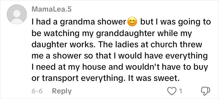 People Have Strong Opinions On Grandmas Having A Baby Shower To Celebrate Their New Status