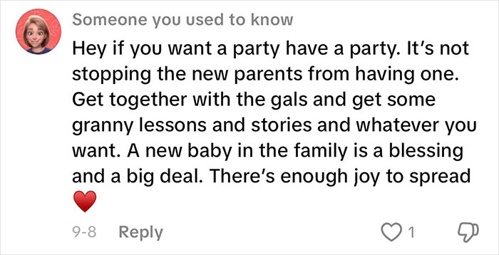 People Have Strong Opinions On Grandmas Having A Baby Shower To Celebrate Their New Status