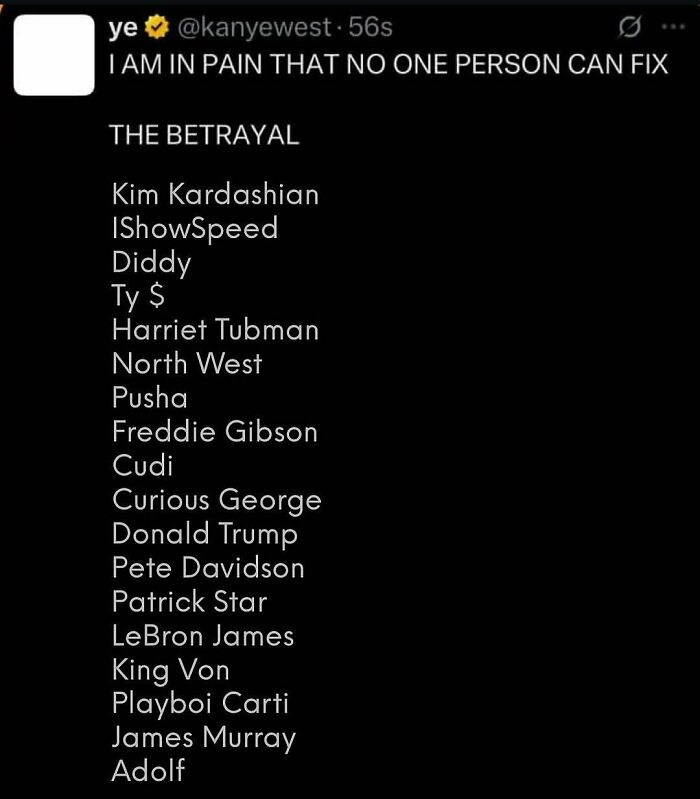 “I Am In Pain”: Kanye West Disgusts Fans By Listing Daughter North In Public &#8220;Betrayal List&#8221;