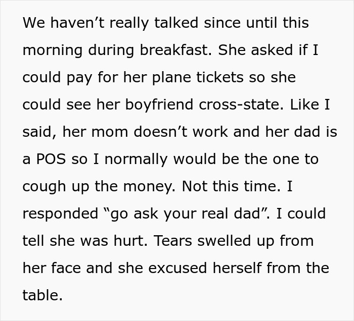 16YO Treats Stepdad Like A Doormat And Walking ATM, Gobsmacked When He Finally Says Enough&#8217;s Enough