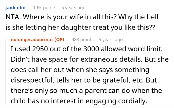 16YO Treats Stepdad Like A Doormat And Walking ATM, Gobsmacked When He Finally Says Enough&#8217;s Enough
