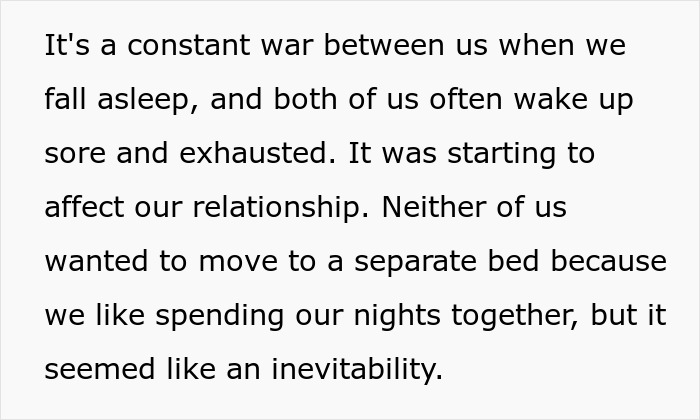Couple&#8217;s Hilarious Sleep Solution Has MIL Horrified, Wife Must Choose Between Sleep Or Peace