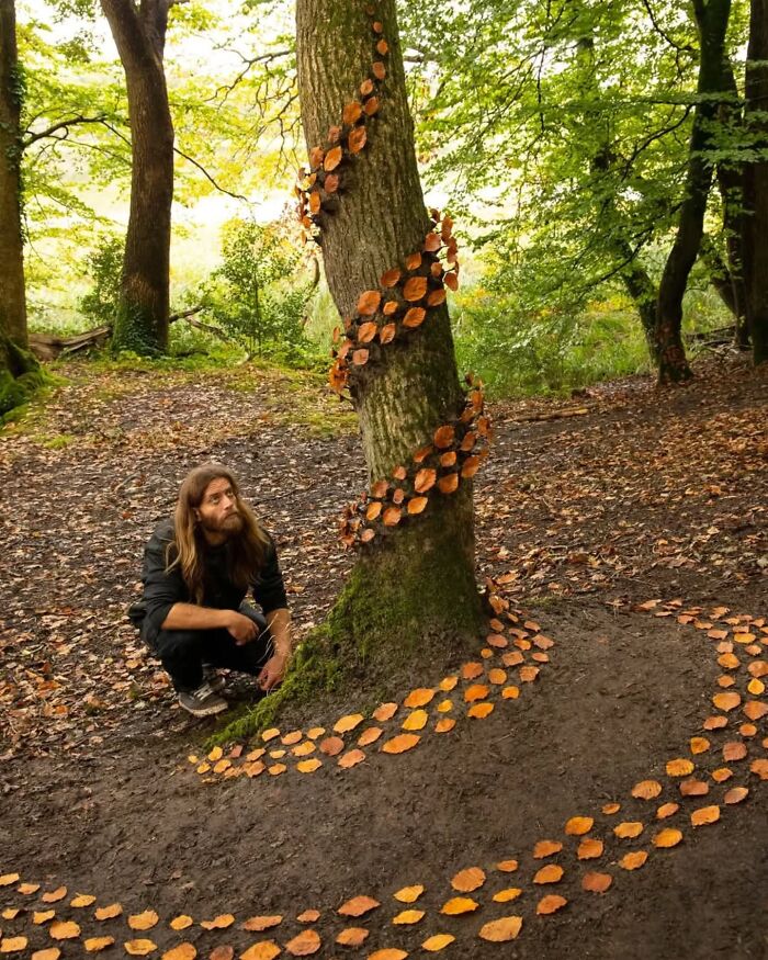 Unnaturally Natural Patterns: Artist Arranges Stones And Other Materials In Stunning Land Art (47 New Pics)