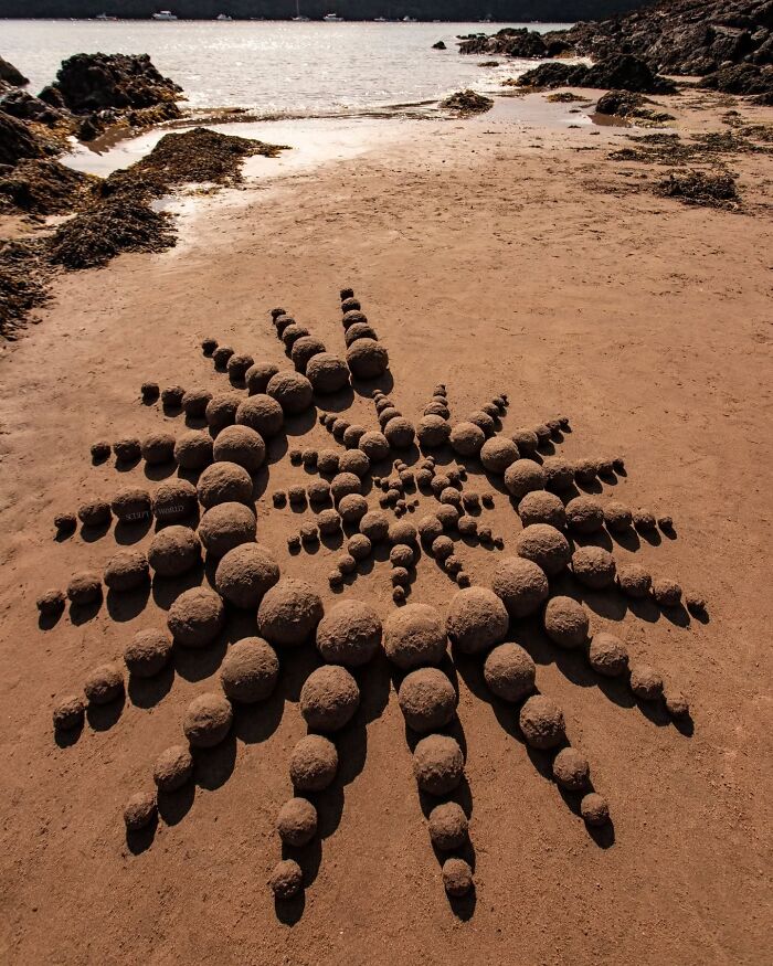Unnaturally Natural Patterns: Artist Arranges Stones And Other Materials In Stunning Land Art (47 New Pics)