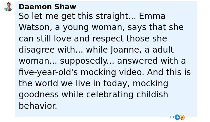 Wildly Different Reactions After J.K. Rowling Ruthlessly Slams Emma Watson&#8217;s Viral Interview