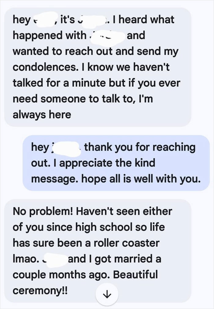 &#8220;Total Creep&#8221;: Lady Who Lost Her BF Of 13 Years Gets Weird Texts From Old High School Friend