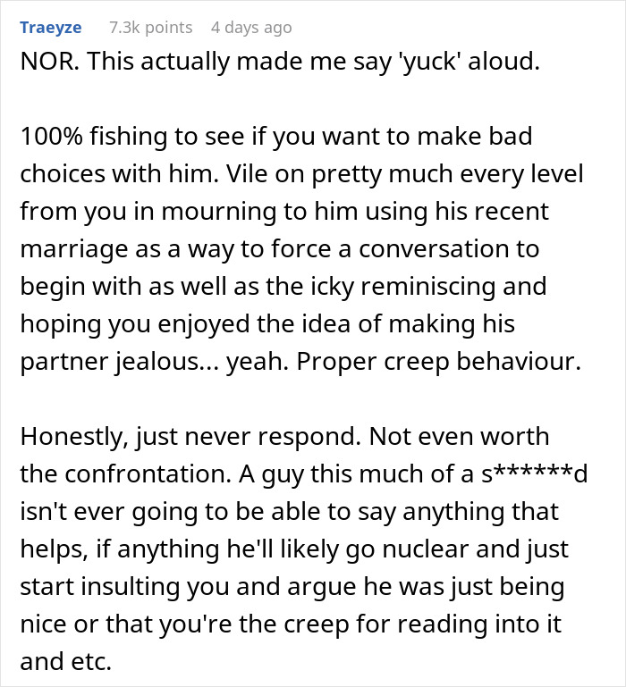 &#8220;Total Creep&#8221;: Lady Who Lost Her BF Of 13 Years Gets Weird Texts From Old High School Friend