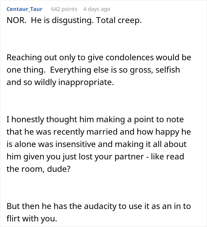 &#8220;Total Creep&#8221;: Lady Who Lost Her BF Of 13 Years Gets Weird Texts From Old High School Friend