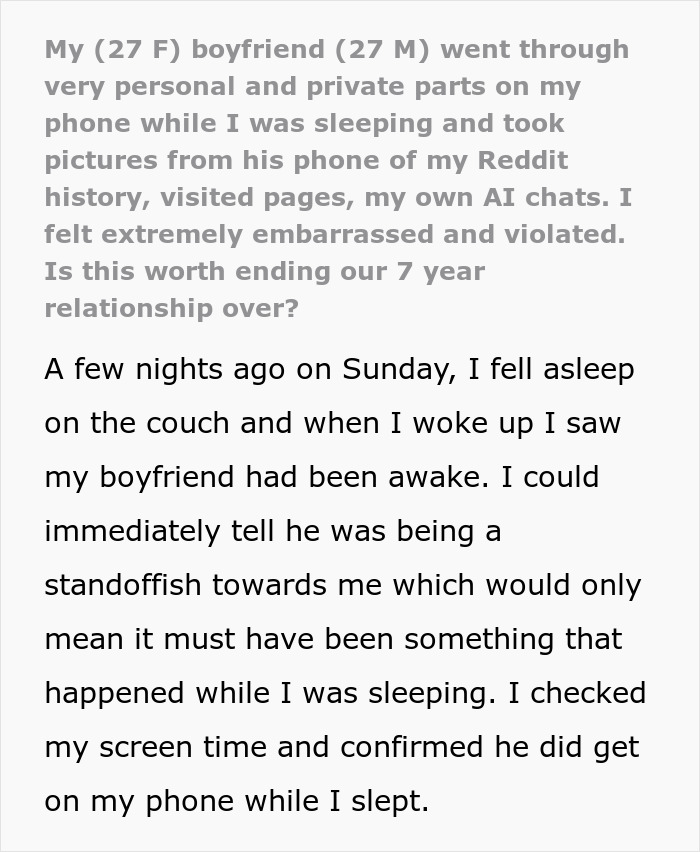 Man Tries To Prove Girlfriend’s Cheating By Snooping Her Phone In Secret, It Backfires Badly