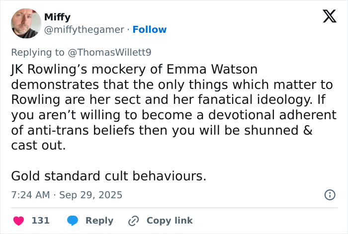 JK Rowling Reignites Emma Watson Feud In Scathing Post That Reveals Details Of Their Past