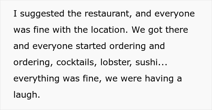 Guy Refuses To Pay $825 After Friend&#8217;s Entitled Guests Go Crazy With Ordering