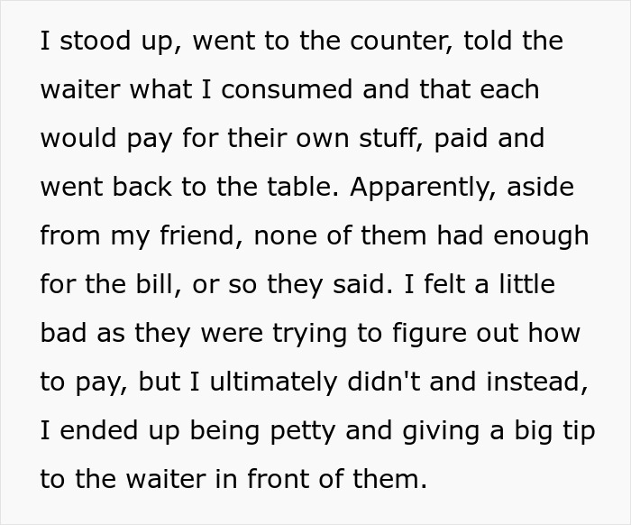 Guy Refuses To Pay $825 After Friend&#8217;s Entitled Guests Go Crazy With Ordering