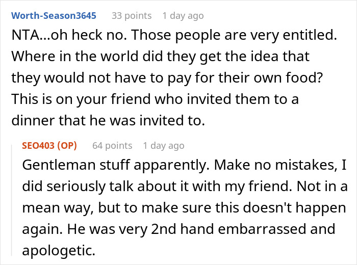 Guy Refuses To Pay $825 After Friend&#8217;s Entitled Guests Go Crazy With Ordering