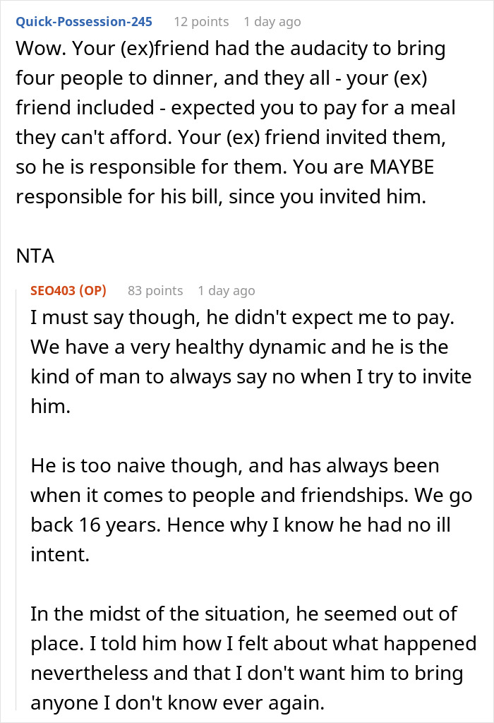 Guy Refuses To Pay $825 After Friend&#8217;s Entitled Guests Go Crazy With Ordering