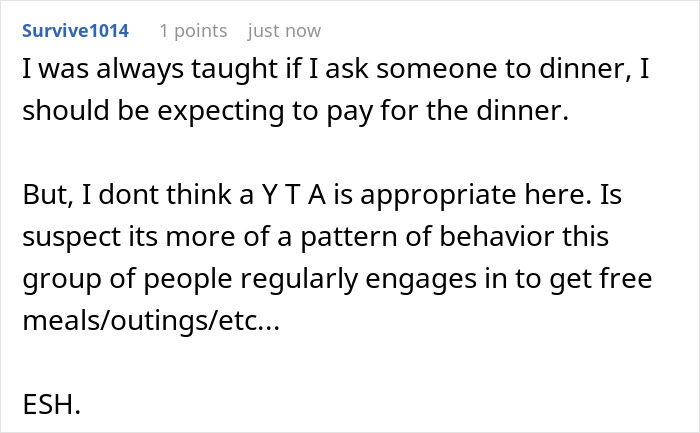 Guy Refuses To Pay $825 After Friend&#8217;s Entitled Guests Go Crazy With Ordering