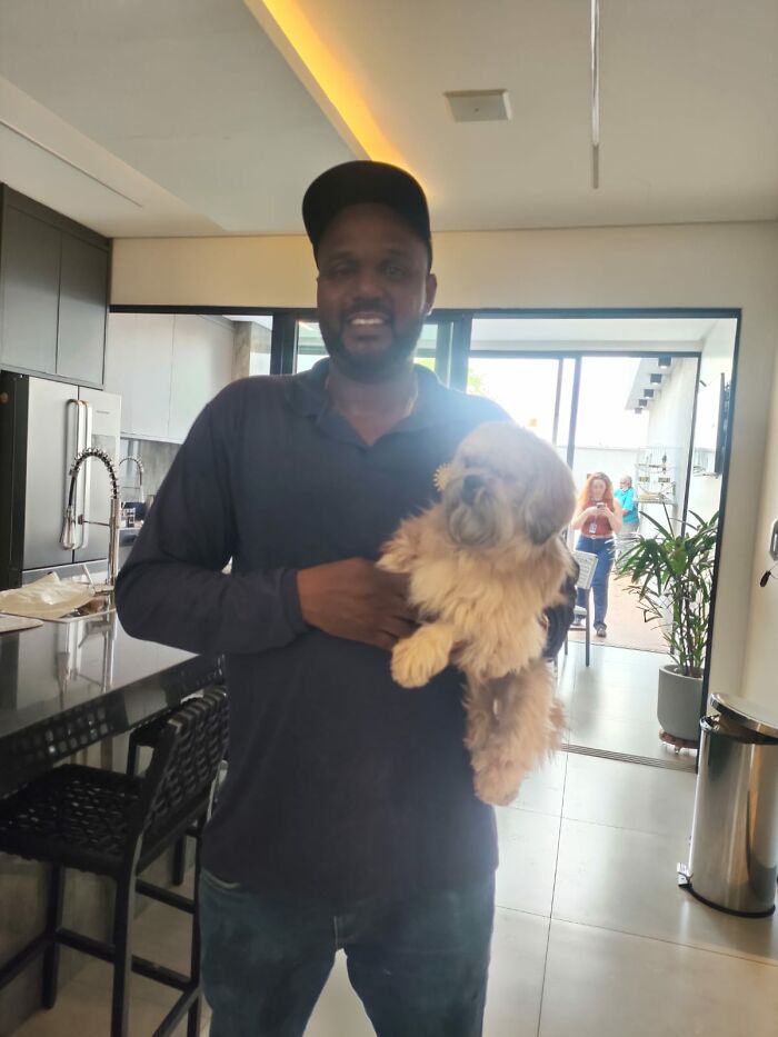 Man’s Split-Second Decision Saves Blind Dog From Drowning In Pool