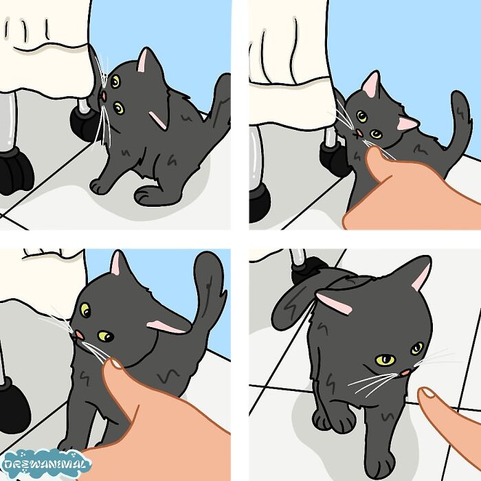 This Artist Turns Viral Cat Moments Into Funny Art (65 Pics)